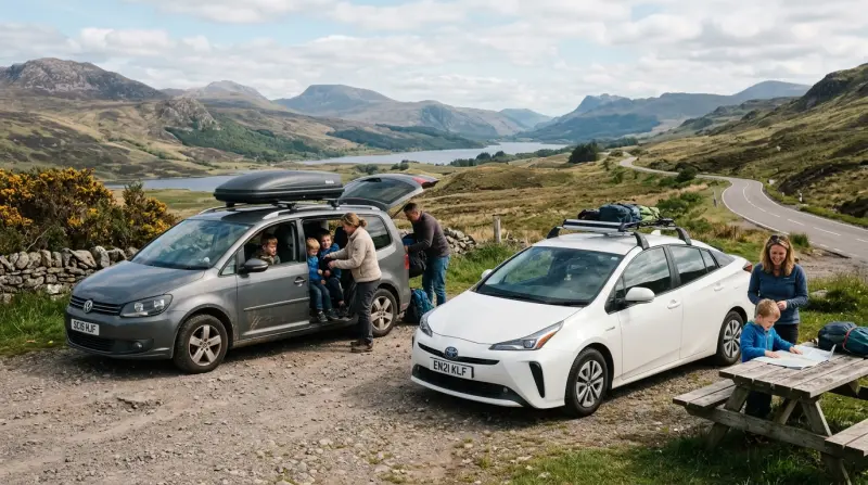 Photograph illustrating Ordinary Car vs. Green Car: Which is Bet