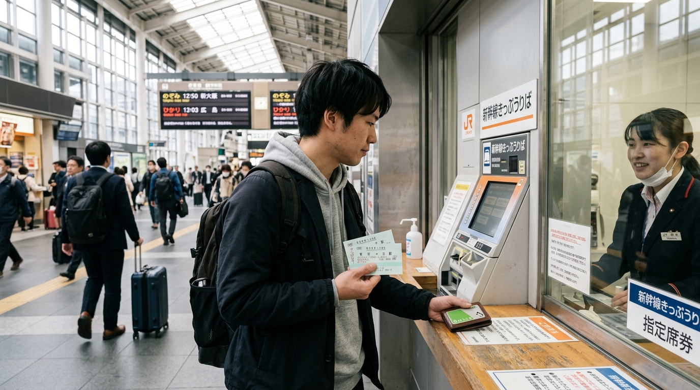 Photographie illustrant l'aperçu rapide : Billets de Shinkansen en un coup d'œil
