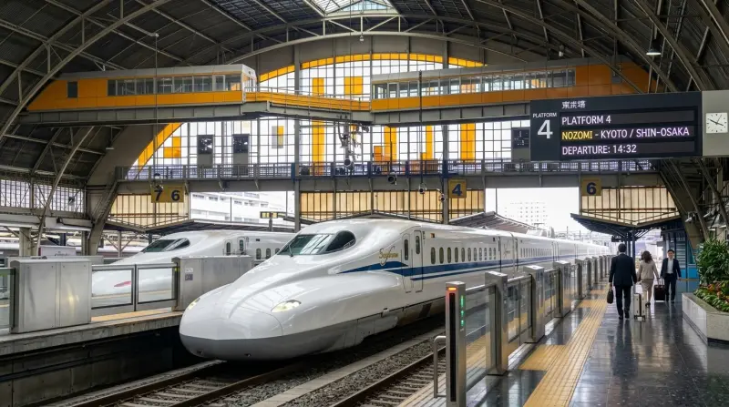 Photo illustrating Buying Shinkansen Tickets Online 2026: T