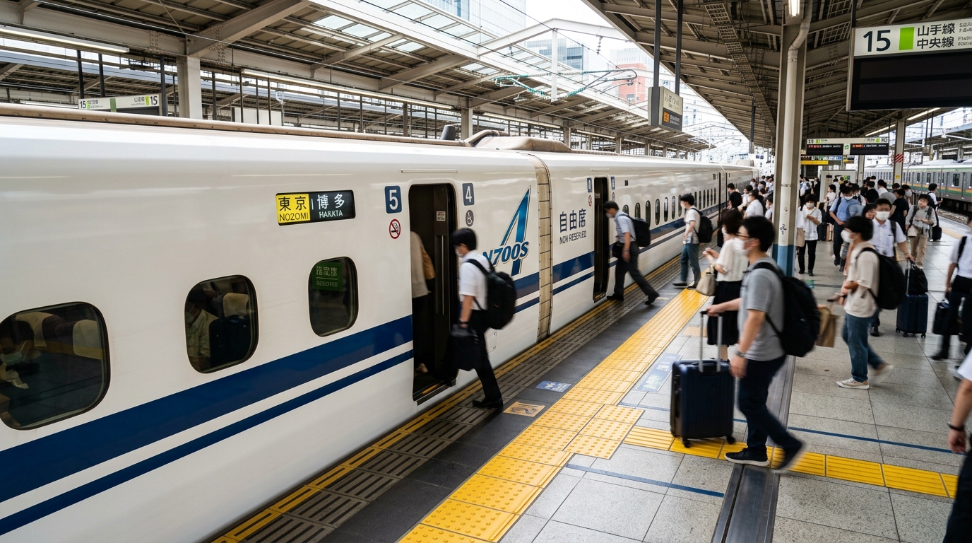 Classes de sièges du Shinkansen : Réservés vs Non-réservés [2026]
