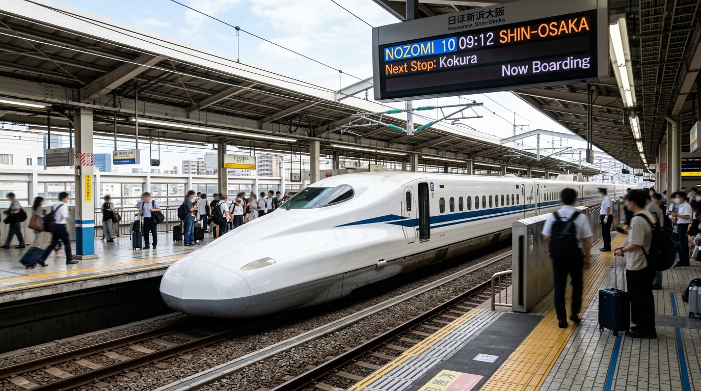Fukuoka to Osaka Shinkansen: 2.5h Travel Guide [2026 Prices]